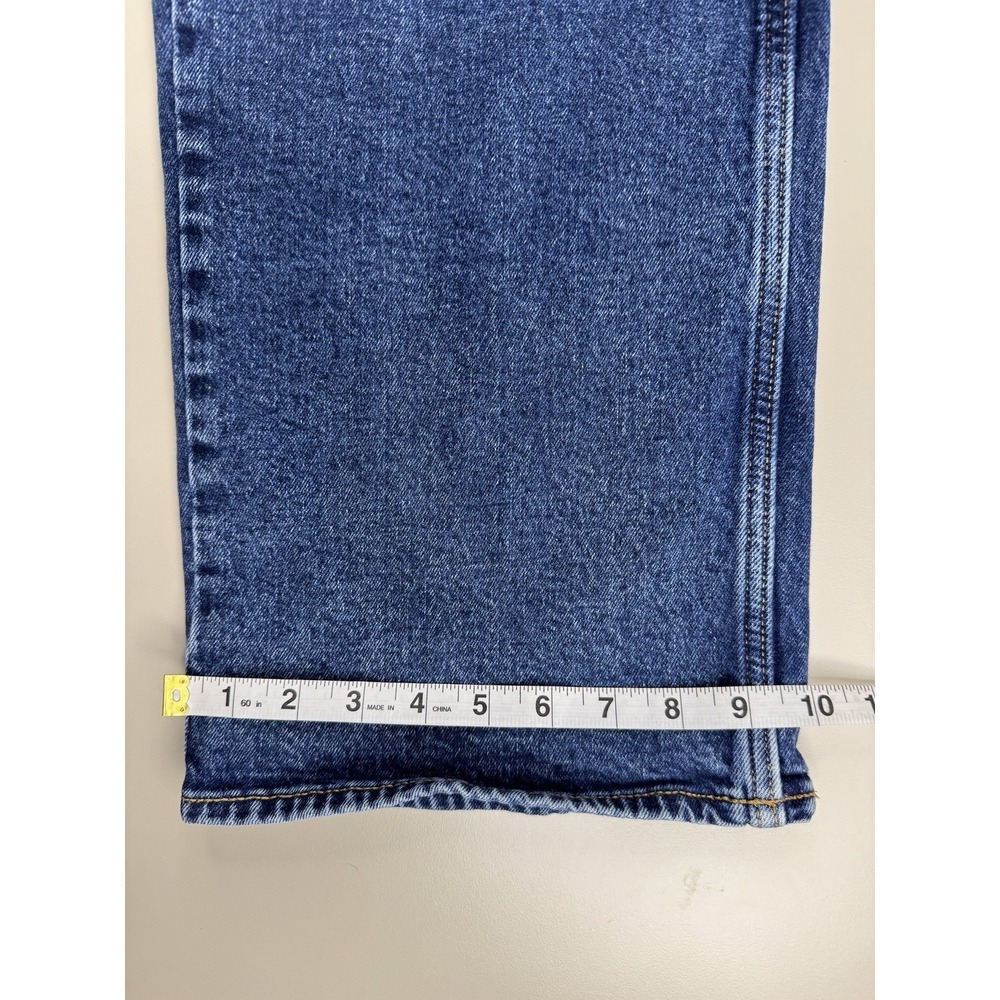 Old Navy Women's Extra High Rise Wide Leg Jeans 12 Dark Wash - Picture 3 of 11